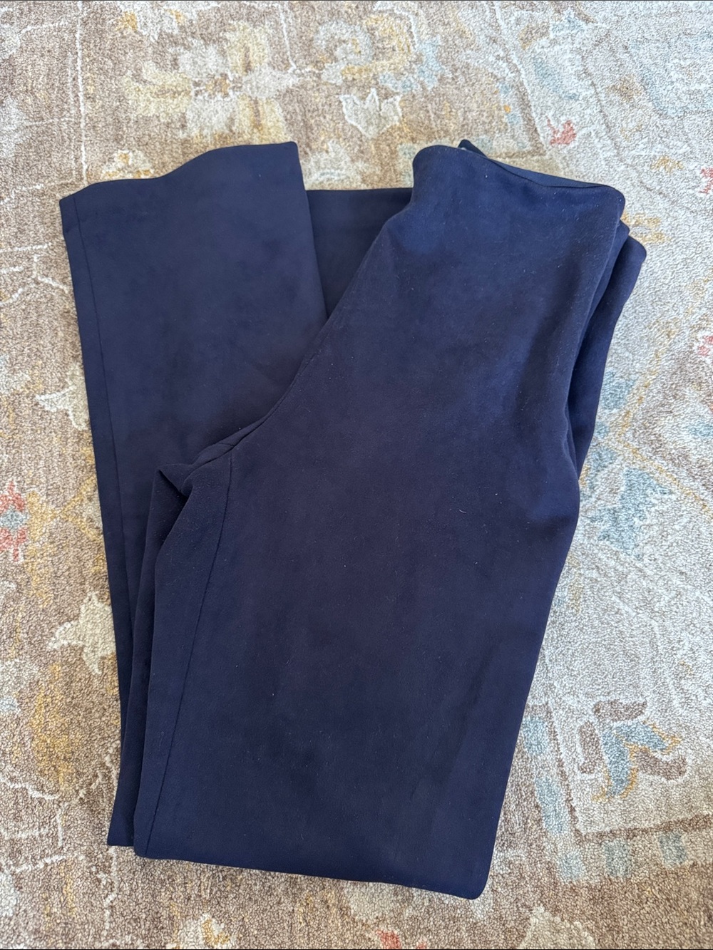 Tuckernuck Women's Navy Vegan Suede Ashford Ponte Pants